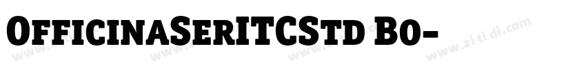 OfficinaSerITCStd Bo字体转换